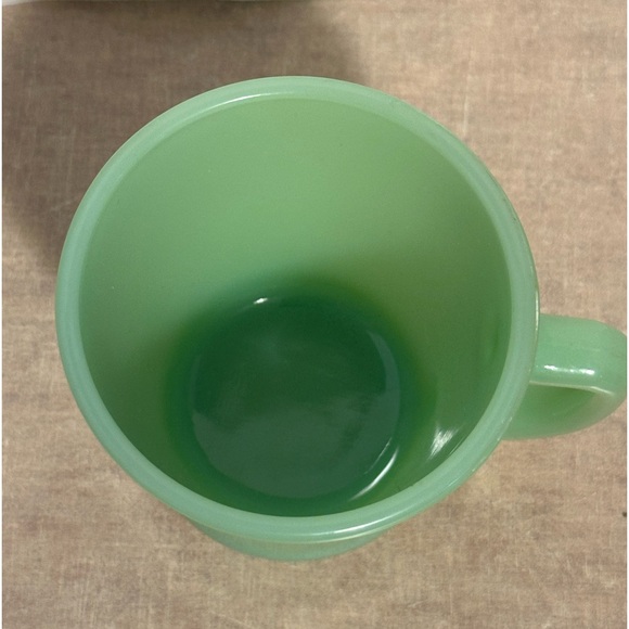 Vintage Fire King Jadeite Mug D Handle Green Anchor Hocking - Picture 2 of 3
